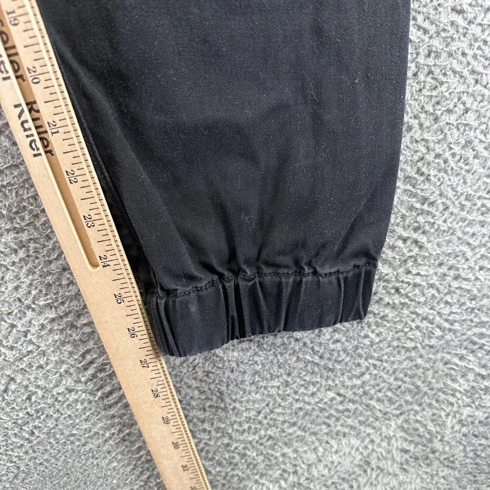 Levi's Pant Mens 33x27 Black Cotton Jogger Tapered Leg Travel‎ Workwear Stretch